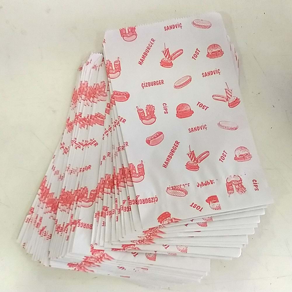 PİDE BURGER KESE KAĞIDI 12X20 (YANI AÇIK)