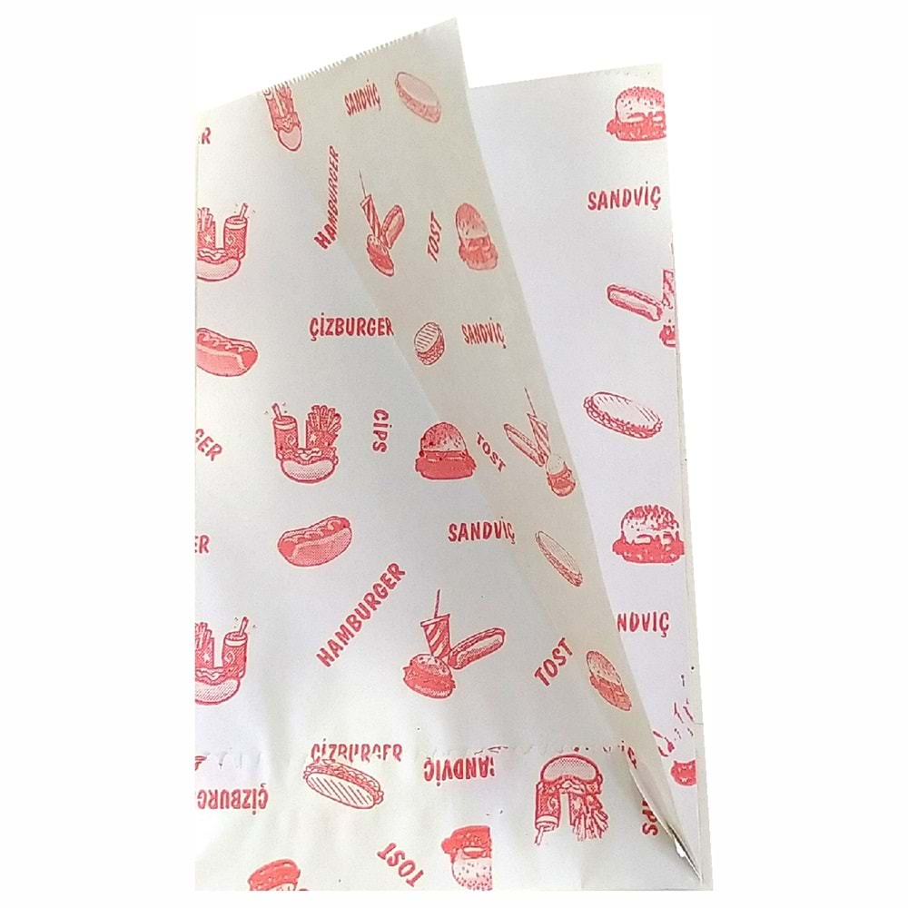 PİDE BURGER KESE KAĞIDI 12X20 (YANI AÇIK)