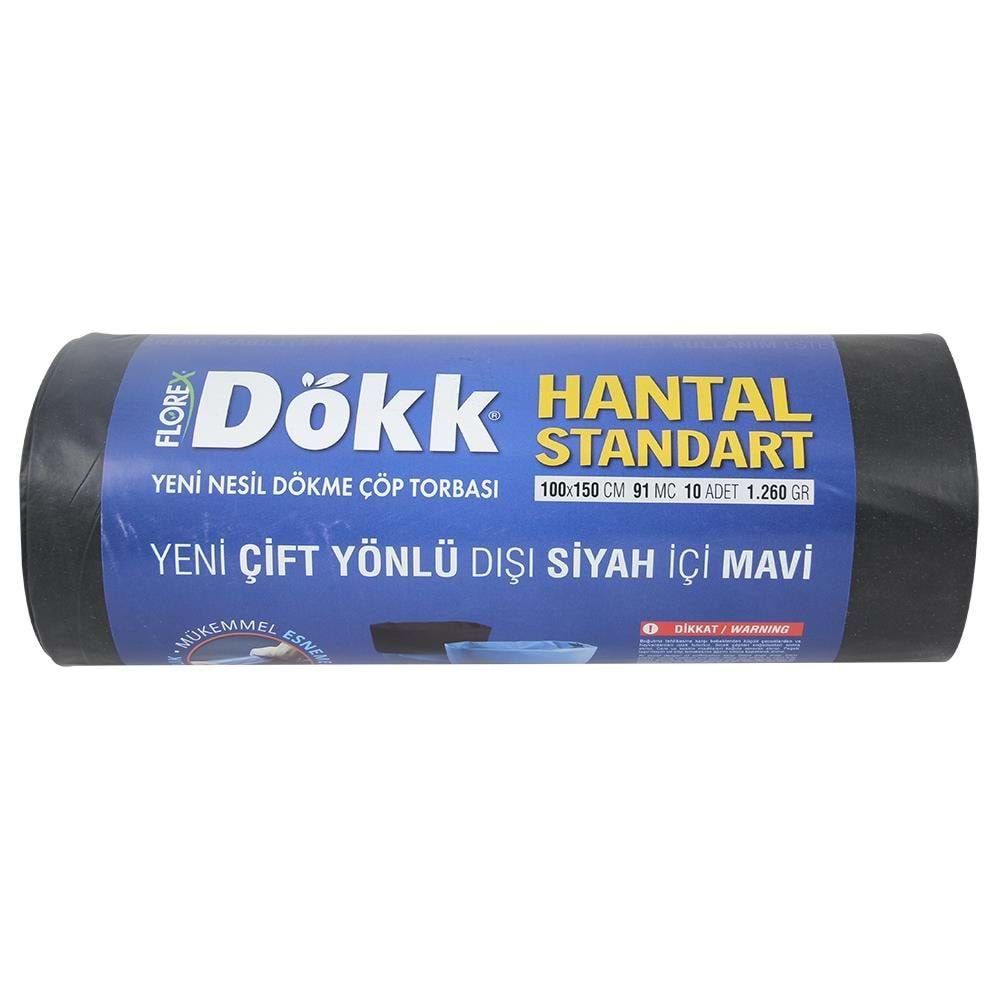 EXTRA KALIN DÖK HANTAL ÇÖP TORBASI 100X150 CM 10 LU