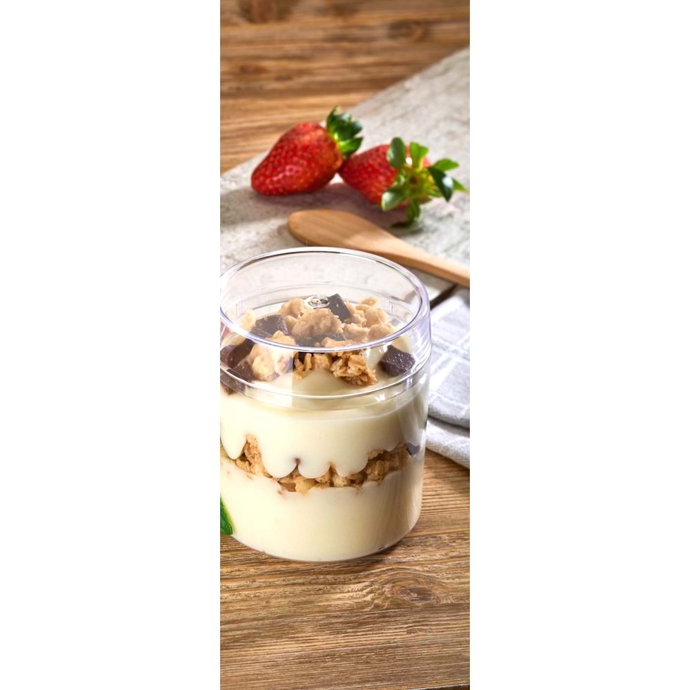 OFS-10 KRİSTAL MAGNOLYA KAVANOZ + KAPAK 16LI