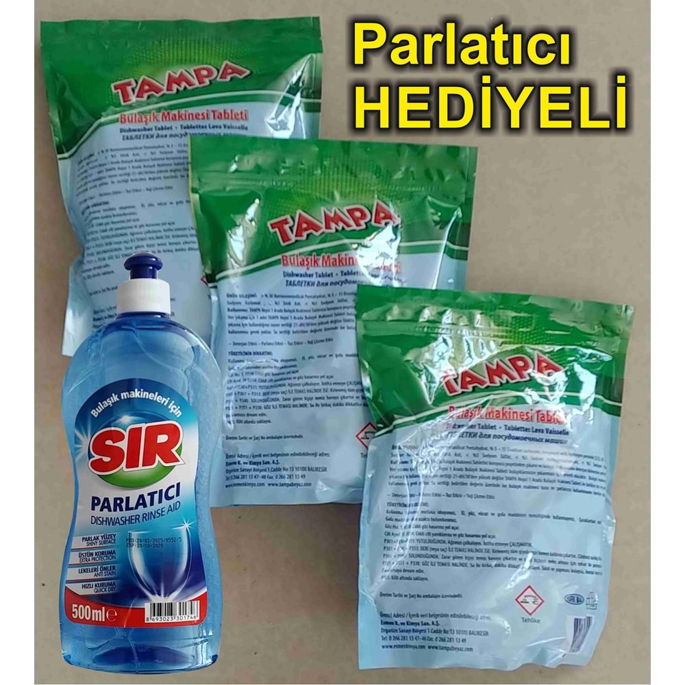 TAMPA TABLET MAKİNE H1A 3 PAKET X 50 +PARLATICI HEDİYELİ
