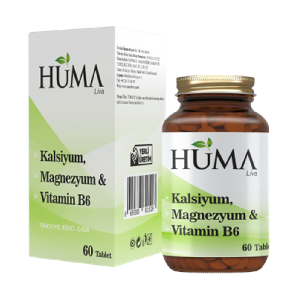NATURALİVE HÜMA KALSİYUM MAGNEZYUM VİTAMİN B6