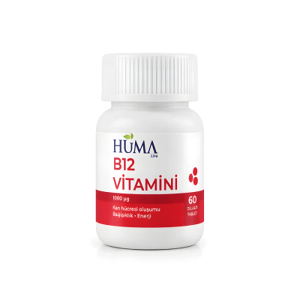 NATURALİVE HÜMA B12 VİTAMİN 60 TABLET