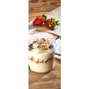 OFS-10 KRİSTAL MAGNOLYA KAVANOZ + KAPAK 16LI