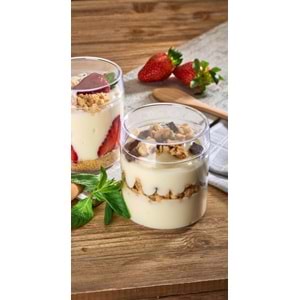 OFS-10 KRİSTAL MAGNOLYA KAVANOZ + KAPAK 16LI