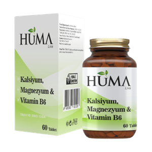 NATURALİVE HÜMA KALSİYUM MAGNEZYUM VİTAMİN B6