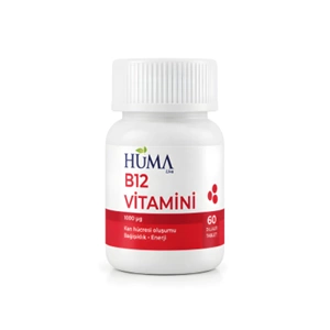 NATURALİVE HÜMA B12 VİTAMİN 60 TABLET