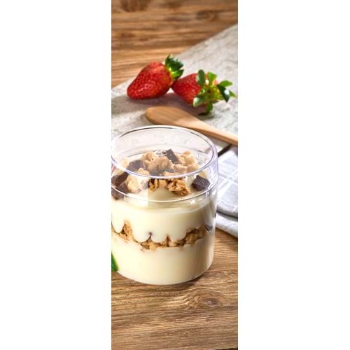 OFS-10 KRİSTAL MAGNOLYA KAVANOZ + KAPAK 16LI